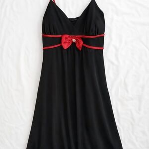 2002 City Triangles Black & Red Bow Dress | Size M | Valentine’s Day / Dance